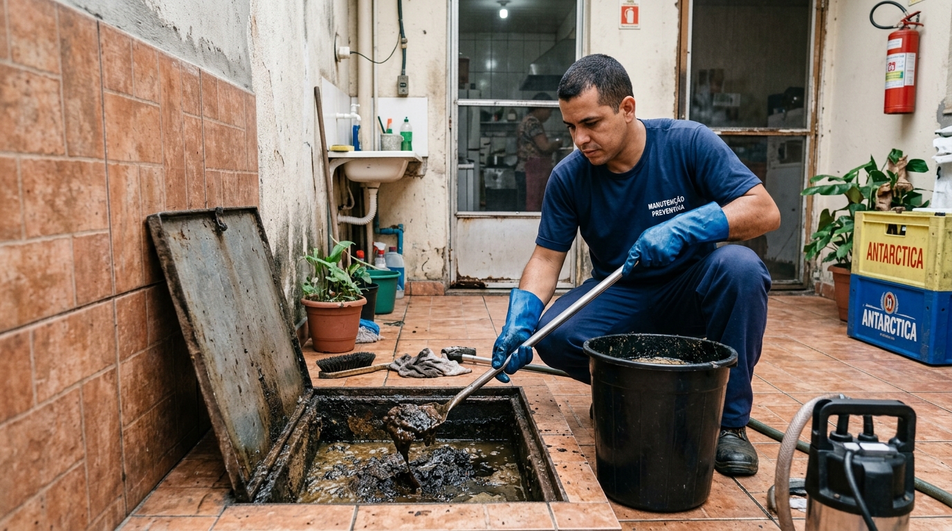 Limpeza de Caixa de Gordura perto de mim em Guarulhos‑SP